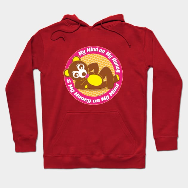 Lady Honey Bear Hoodie by MikeCottoArt